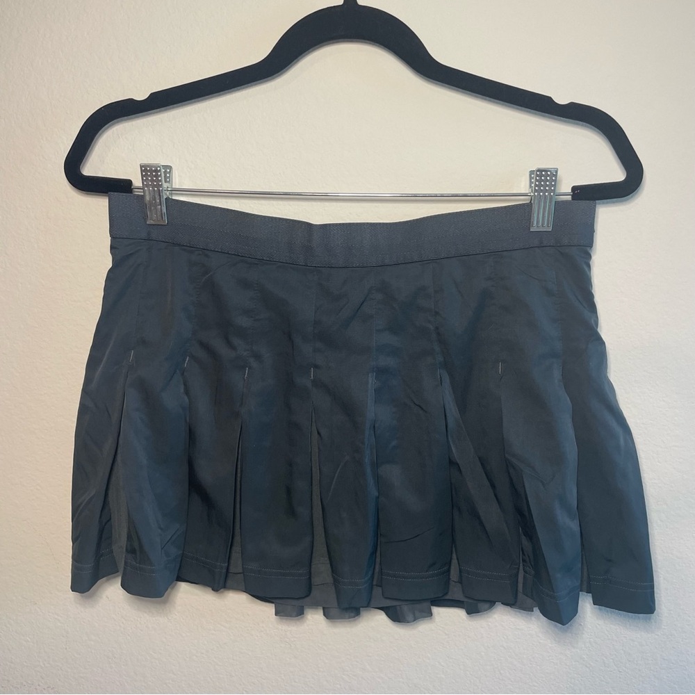 Adidas by Stella McCartney Grey Pleated Athletic Tennis Skirt